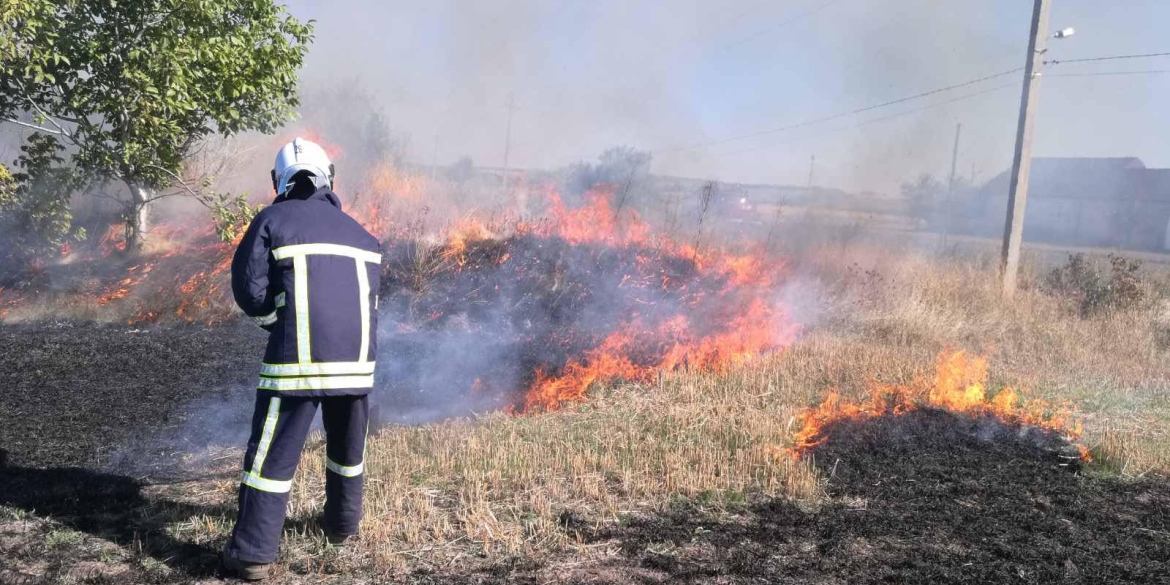 8 разів зминулої доби рятувальники на Вінниччині гасили пожежеі в екосистемах