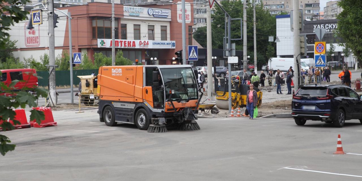 14 червня у Вінниці відновлять рух на перетині вул. Зодчих та Пирогова