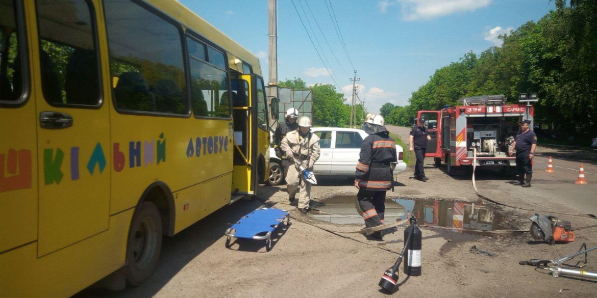 В Бершаді рятувальники, медики та поліція провели спільні навчання 