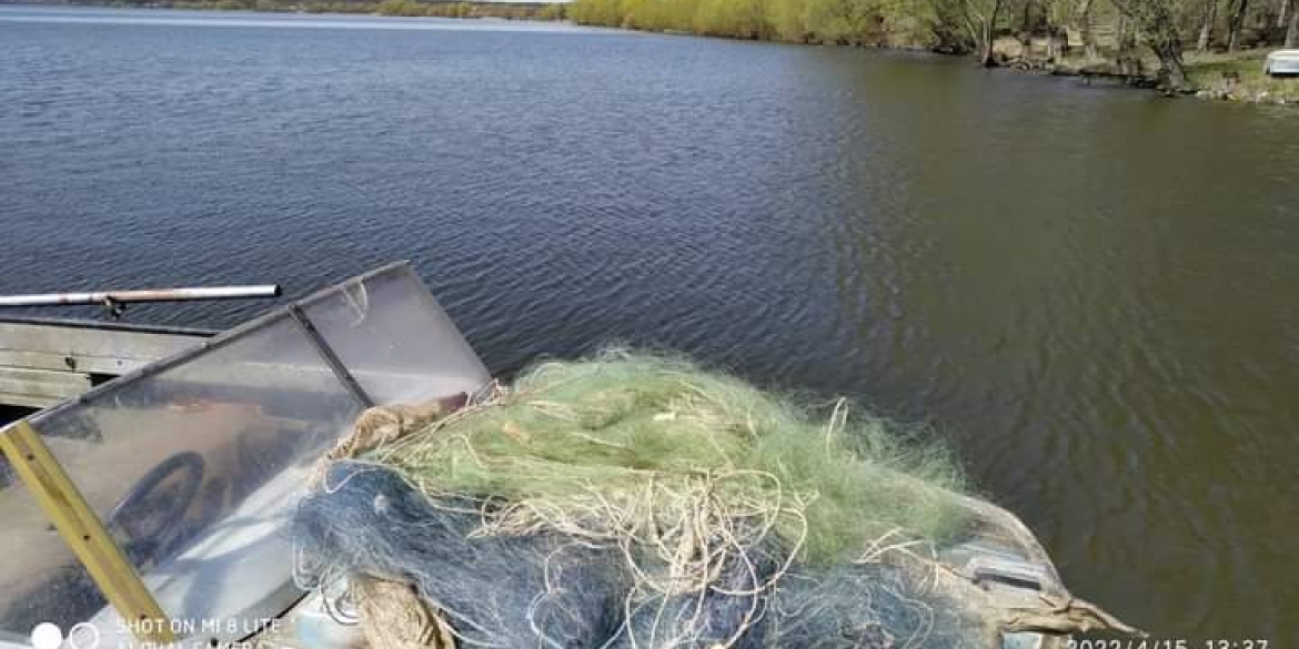 В Ладижинському водосховищі знайшли майже 500 метрів сіток | ВІТА