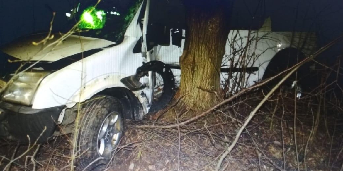 На Вінниччині Ford в’їхав у стовп, після чого протаранив дерево. Водій не вижив