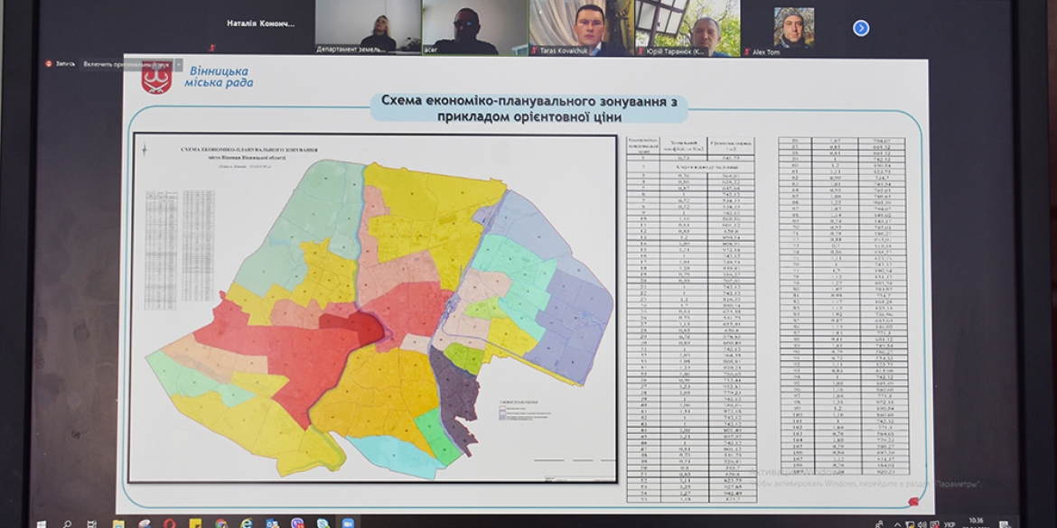 У Вінниці обговорили зміни нормативно-грошової оцінки земель