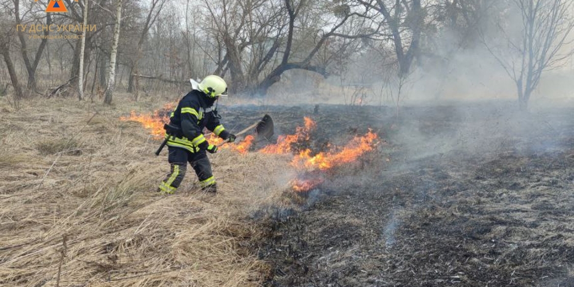 Горіли екосистеми у Вінницькому, Тульчинському, Гайсинському, Жмеринському районах