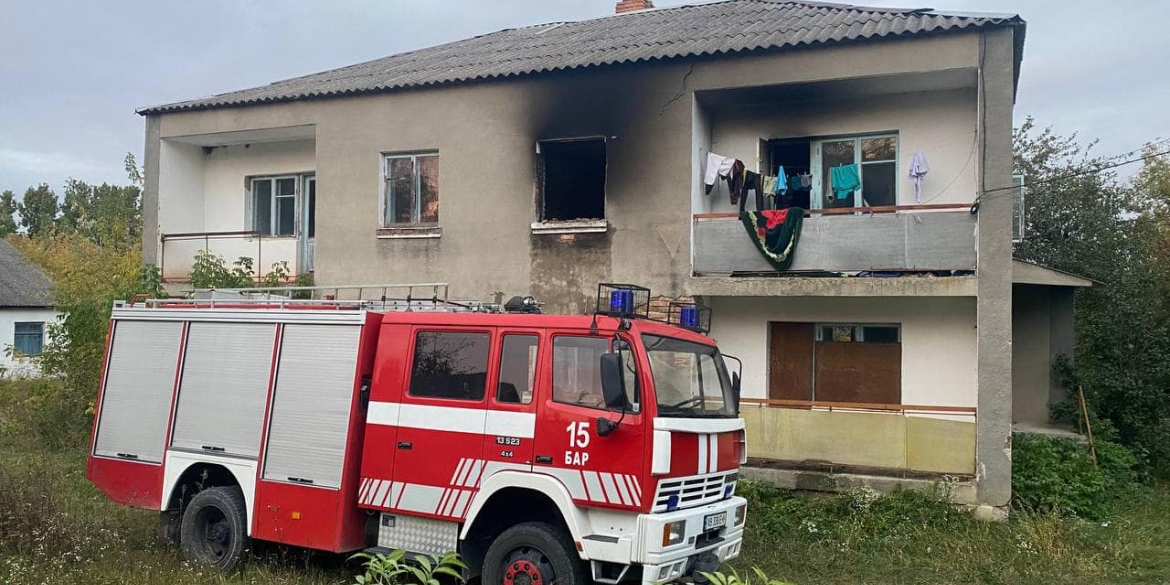 На Вінниччині під час пожежі загинуло двоє дітей