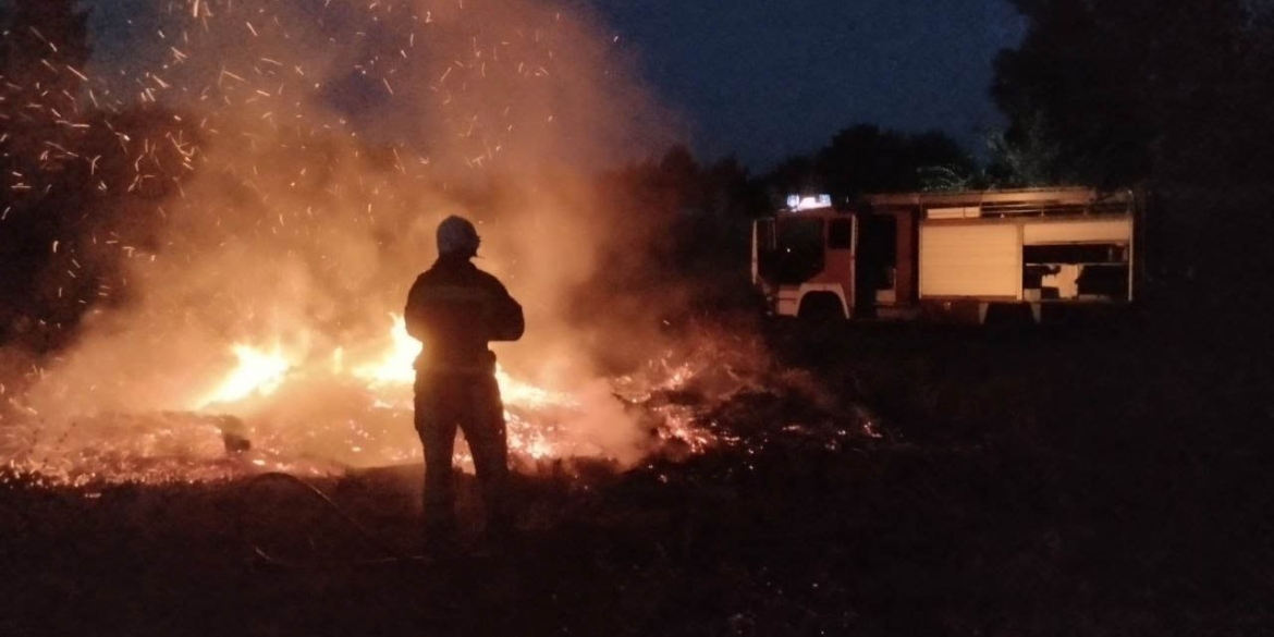 Надзвичайники ліквідували 11 загорянь на відкритих територіях Вінницької області