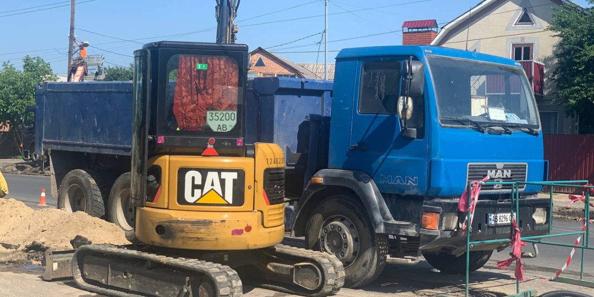 Реконструкція вулиці Якова Шепеля на Старому місті у Вінниці триває