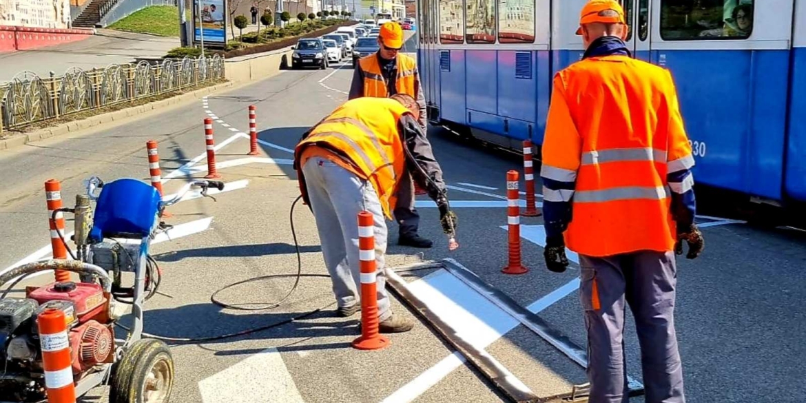 У Вінниці розпочали роботи по відновленню дорожньої розмітки