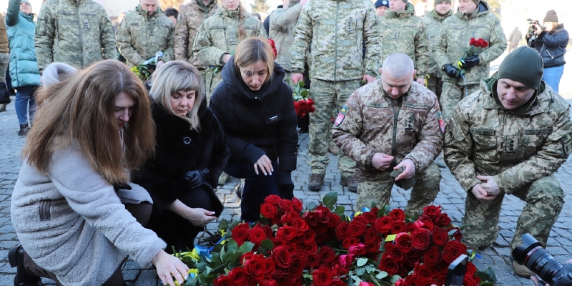 Три роки повномасштабного вторгнення у Вінниці вшанували пам’ять про загиблих