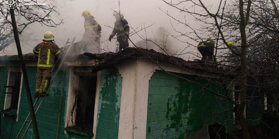 У Гайсинському районі згорів житловий будинок