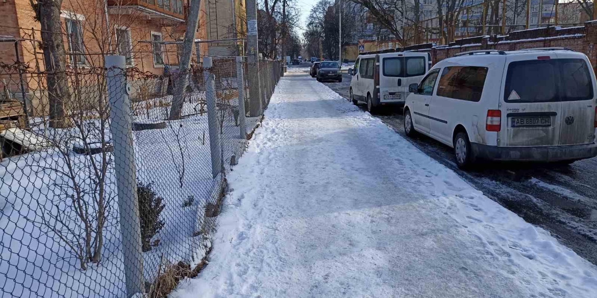 У Вінниці Нова пошта отримала адмінпротокол за невжиття протиожеледних заходів