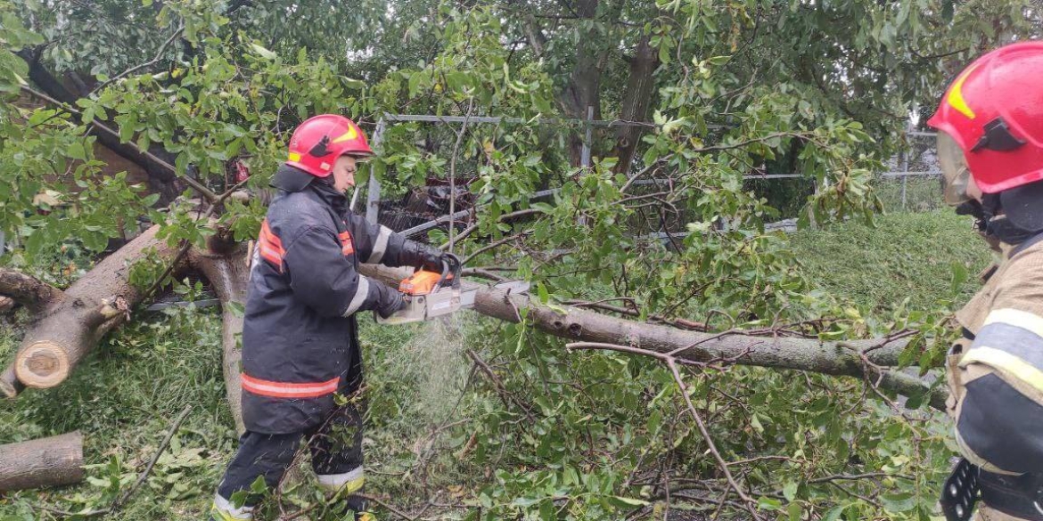 У Вінниці продовжують ліквідовувати наслідки вчорашнього буревію 