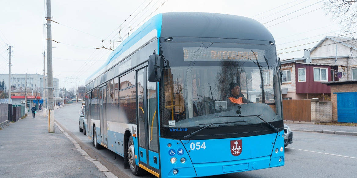 У Вінниці тестують восьмий тролейбус VinLine, зібраний цього року