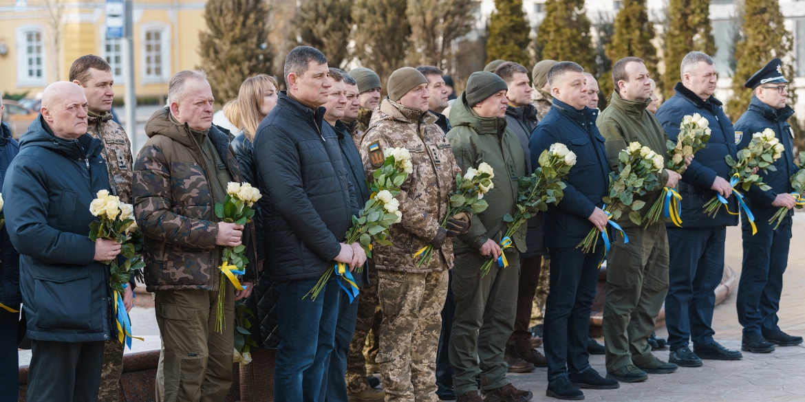 У Вінниці в День Героїв Небесної Сотні вшанували пам'ять загиблих