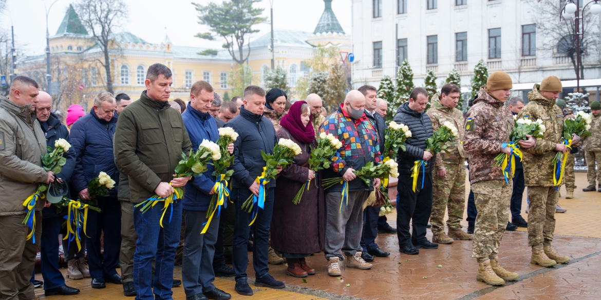 У Вінниці в День Гідності та Свободи згадали Героїв, які боролись за незалежність 