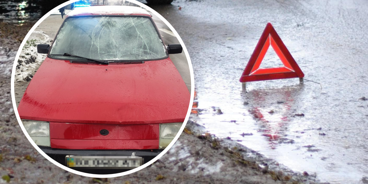 У Вінниці водій ZAZ збив на переході жінку з малолітньою донькою