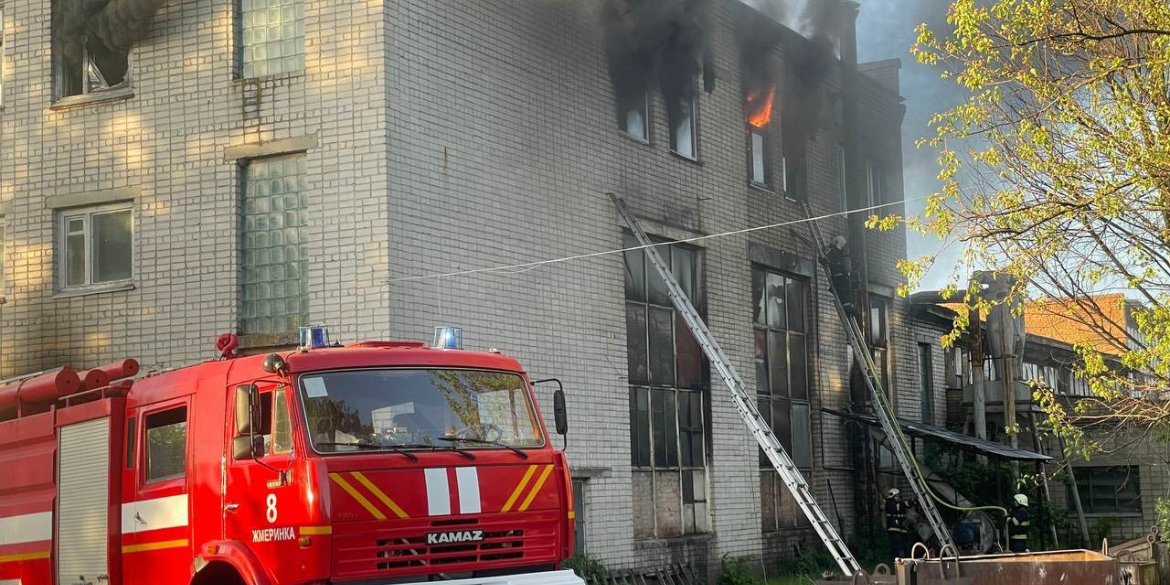 У Жмеринці через замикання електромережі загорівся ливарний цех