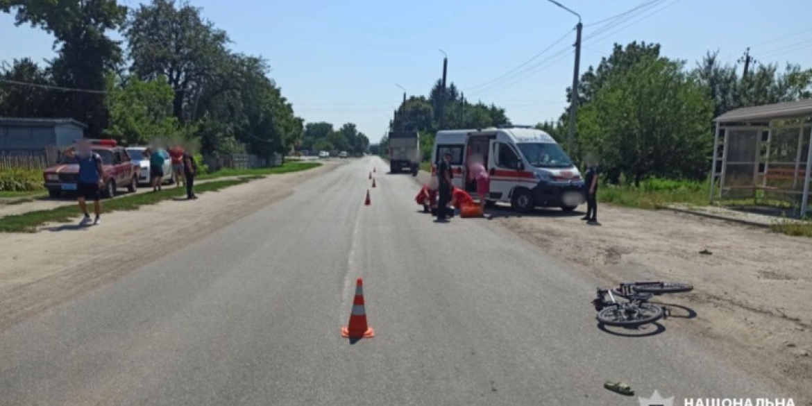 В Іллінцях водій вантажівки на смерть збив восьмирічну дівчинку