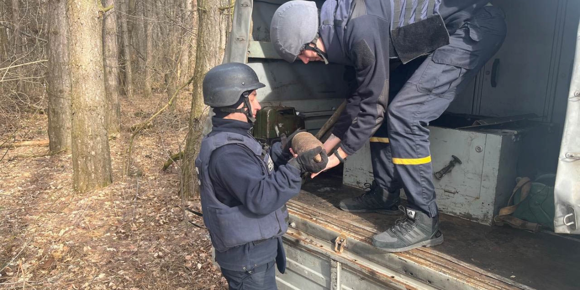 В Калинівській громаді знайшли та знищили артилерійський снаряд