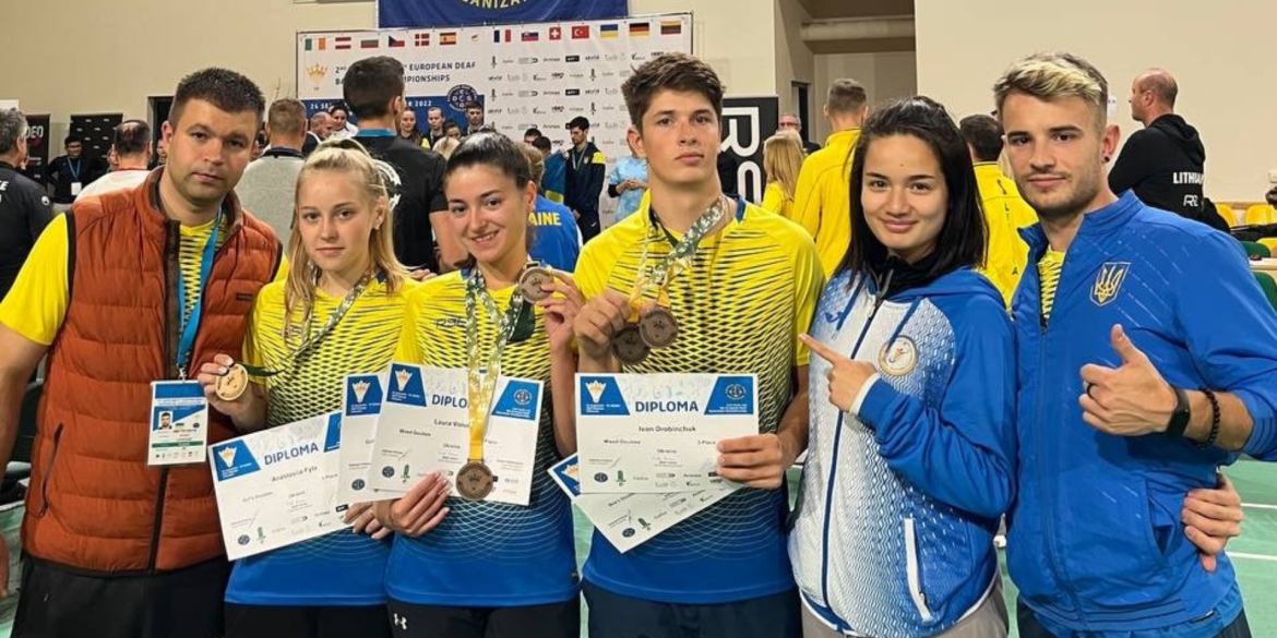 Вінничани здобули три "бронзи" на Чемпіонаті Європи з бадмінтону