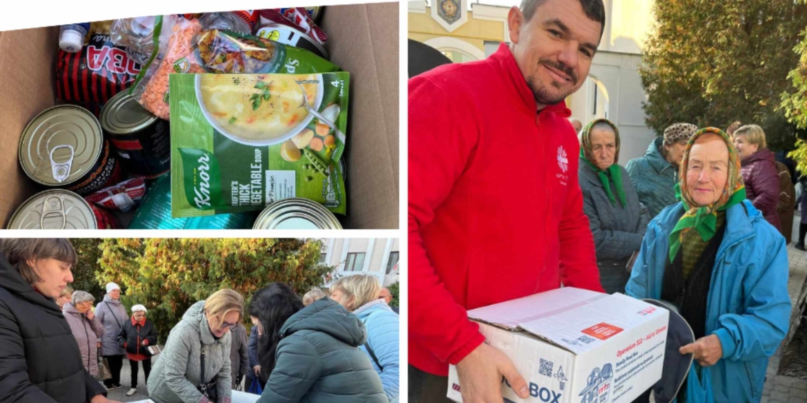 Вінницькі пенсіонери отримали допомогу від релігійної місії «Карітас-Спес-Вінниця»