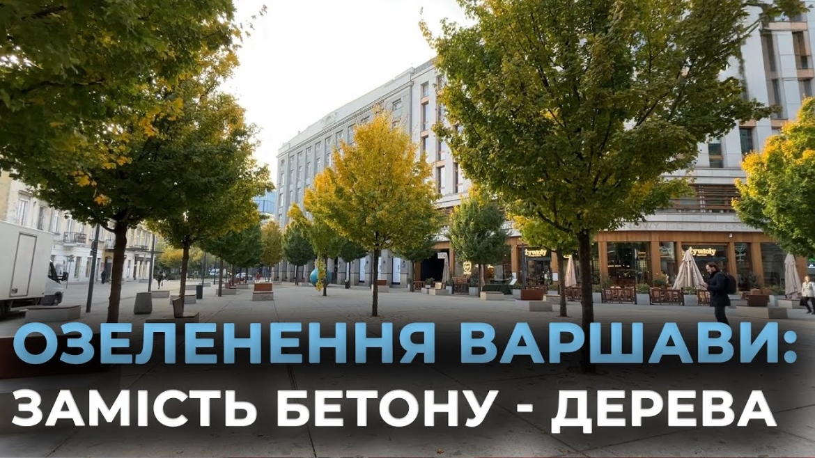 Embedded thumbnail for Мільйон дерев для Варшави: як місто бореться з бетонними джунглями та озеленює територію