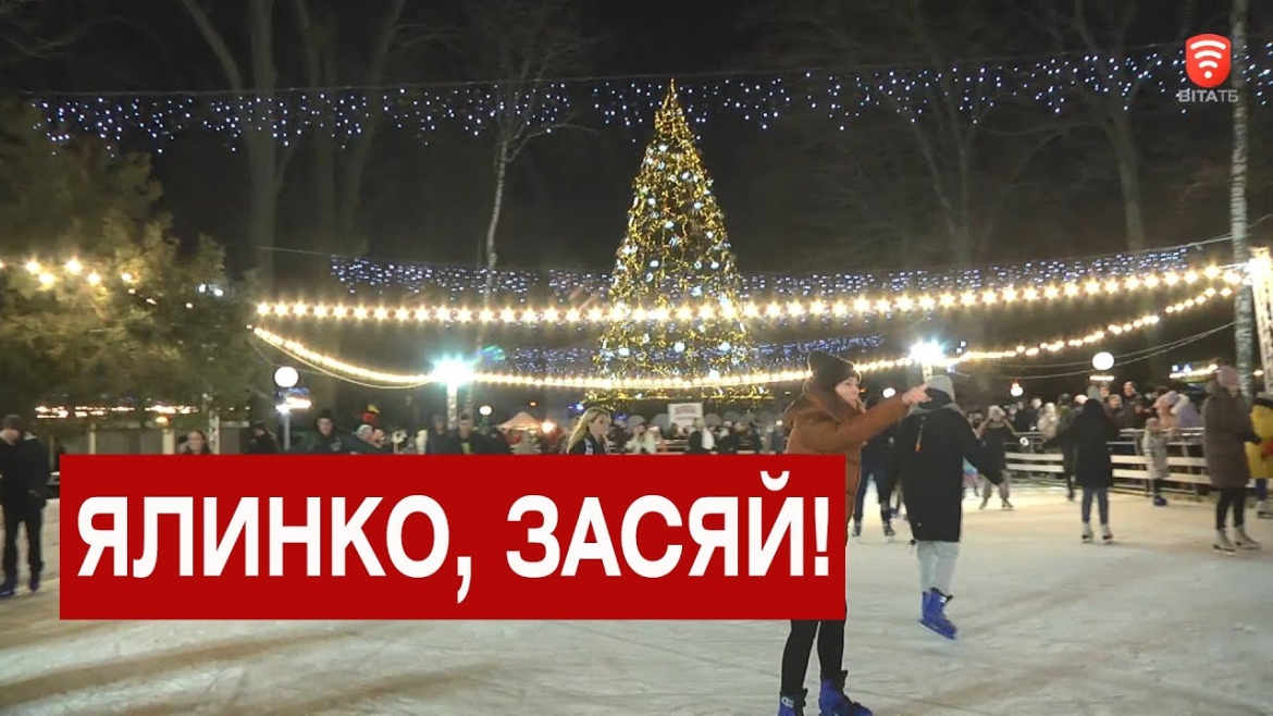 Embedded thumbnail for Головну ялинку міста відкрили у Центральному парку у Вінниці