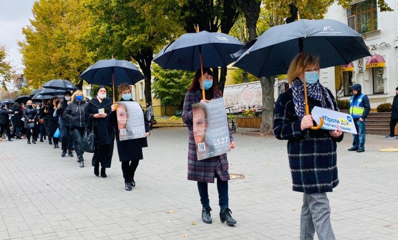 “Хода за свободу”: у Вінниці відбулась всеукраїнська акція з протидії торгівлі людьми