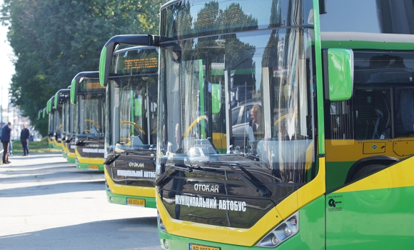 Десять нових екологічних автобусів вийдуть на маршрути Вінниці