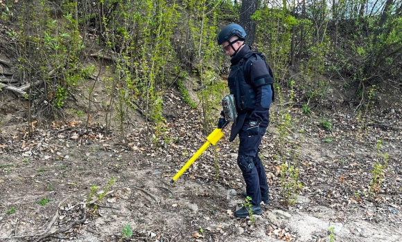 Біля водойми у Турбівській громаді знайшли артснаряд часів Другої світової