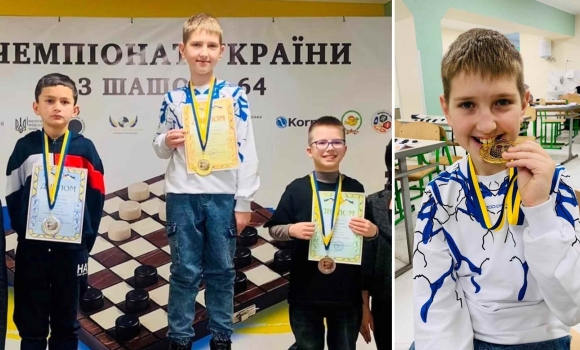 Десятирічний калинівський шашкіст став чемпіоном країни