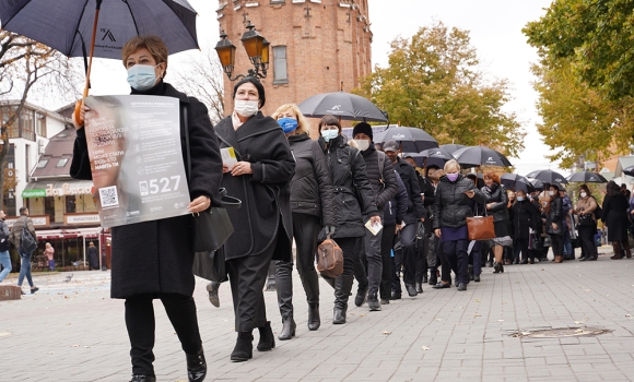 “Хода за свободу” у Вінниці привернула увагу перехожих до проблеми сучасного рабства