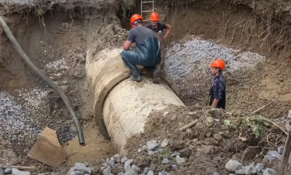 На основному магістральному водогоні Вінниці стався витік