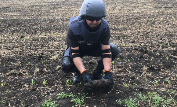 На Вінниччині піротехніки знищили три артилерійських снаряди