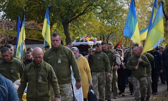 На Вінниччині попрощались з полеглим прикордонником, який загинув на фронті