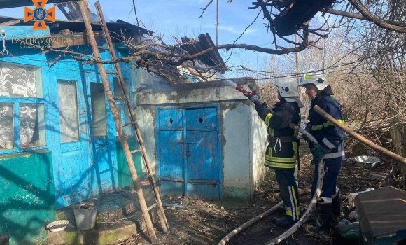 На Вінниччині рятувальники загасили три пожежі в господарчих спорудах