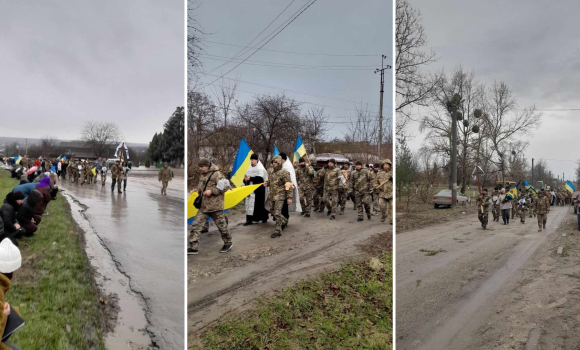 На Вінниччині з усіма почестями прощались із мужнім Героєм-захисником