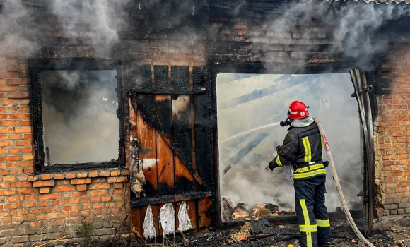 На Вінниччині горіли житлові й господарі будівлі 