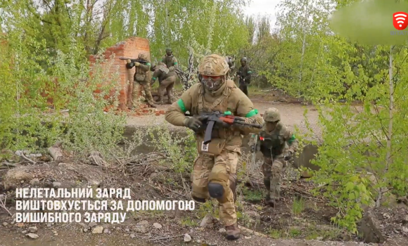 Нацгвардійці тренувались застосовувати гранатомети та вдосконалювали вміння, необхідні для штурму