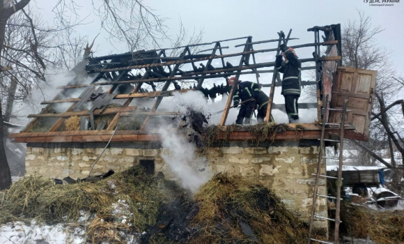 Рятувальники Вінниччини ліквідували сім пожеж за добу - горіли будинки й господарчі споруди