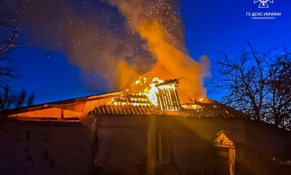 Рятувальники Вінниччини за добу загасили п'ять пожеж, три - у будинках