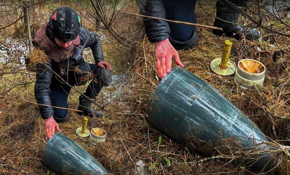 Сапери знищили бойову частину безпілотника, що знайшли на Жмеринщині