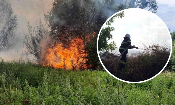 За добу рятувальники Вінниччини 36 разів виїжджали на гасіння пожеж