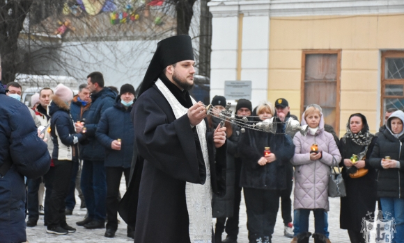 У Вінниці молитвою вшанували пам’ять Героїв Небесної Сотні