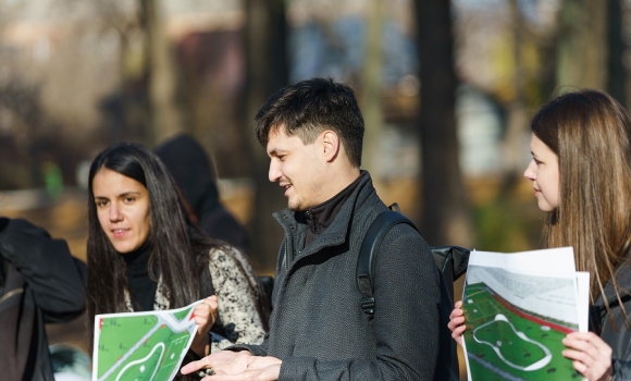 У Вінниці провели екскурсію будівельним майданчиком парку "Хімік"