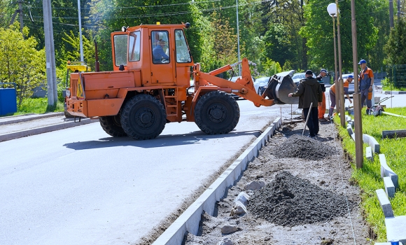 У Вінниці по вулиці Гальчевського облаштовують велодоріжки та тротуари