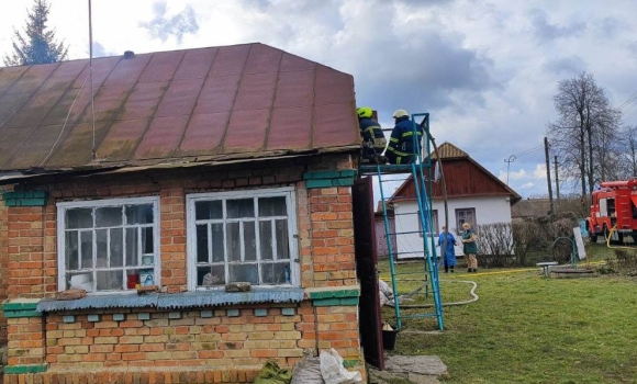 У Глуховецькій громаді сталася пожежа - горів приватний будинок