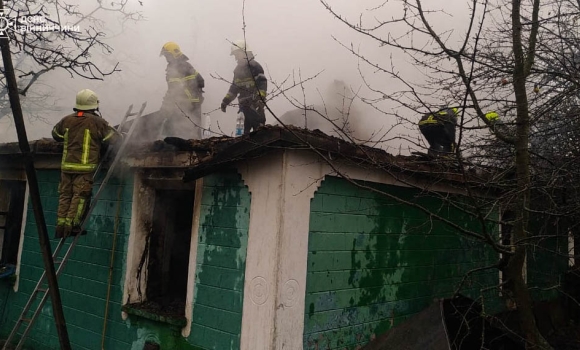 У Гайсинському районі згорів житловий будинок