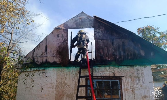 У Калинівській громаді сталася пожежа - горіла господарча споруда 