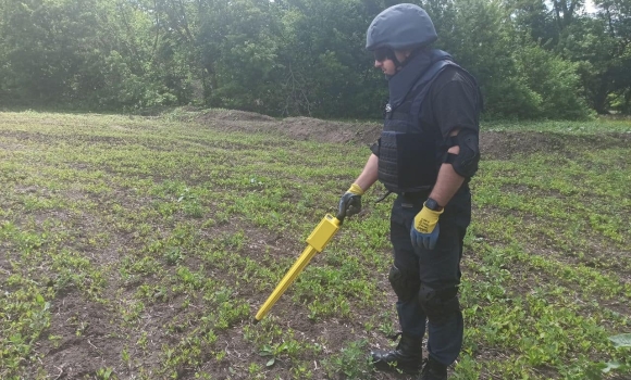 У Козятинському районі піротехніки знищили вісім артилерійних снарядів