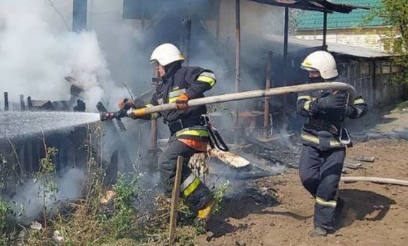 У пожежі в Іллінецькій громаді згоріли свійські тварини та чотири тонни зерна